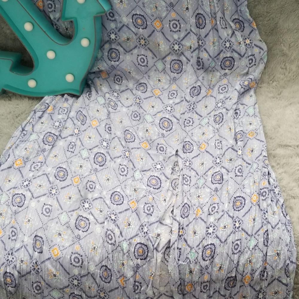 Mudd long pattern sundress w/slit in front - Picture 5 of 7